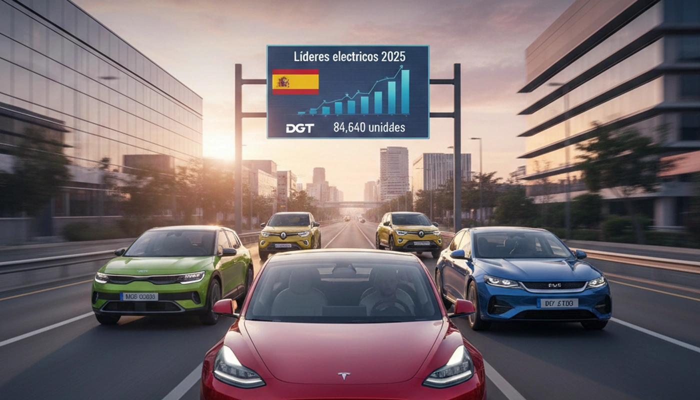Ranking de los coches eléctricos más vendidos en España durante el año 2025