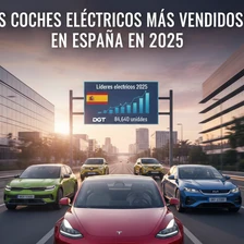 Coches eléctricos más vendidos en España en 2025