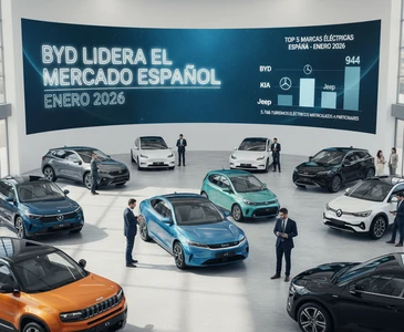 Los coches eléctricos más vendidos en España en enero de 2026: BYD ha desbancado a Tesla