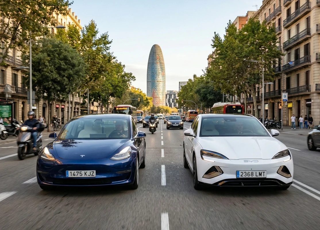 La batalla entre Tesla y BYD para dominar España en 2026