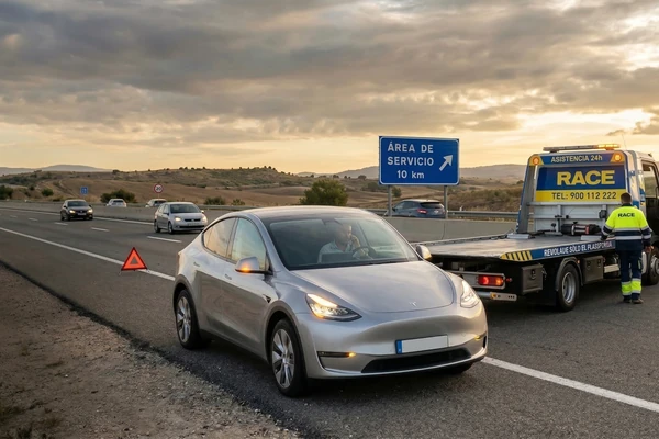 ¿Qué pasa si me quedo sin batería en la carretera?