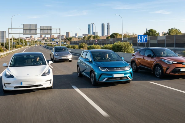 Los coches eléctricos más vendidos en España en marzo de 2026