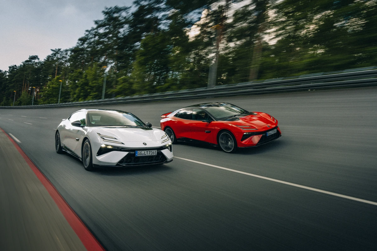 Gama de modelos eléctricos de Lotus