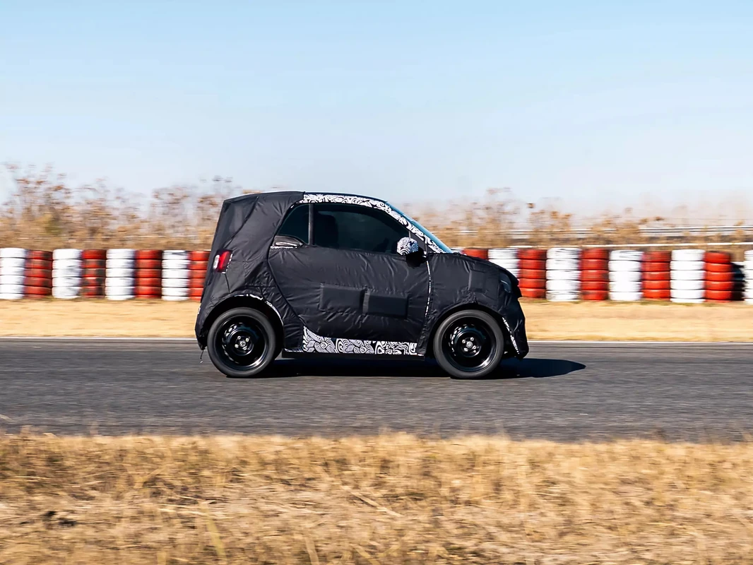 Smart #2 prototipo en fase de pruebas como vehículo de test