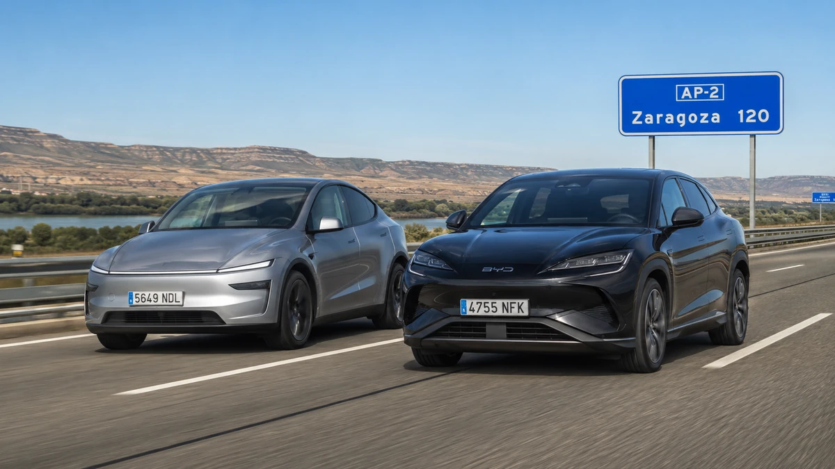 BYD Sealion 7 y BYD model Y cara a cara