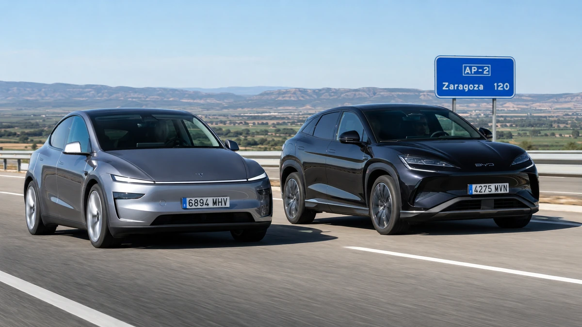 SUV eléctricos, comparamos BYD y Tesla en la autopista