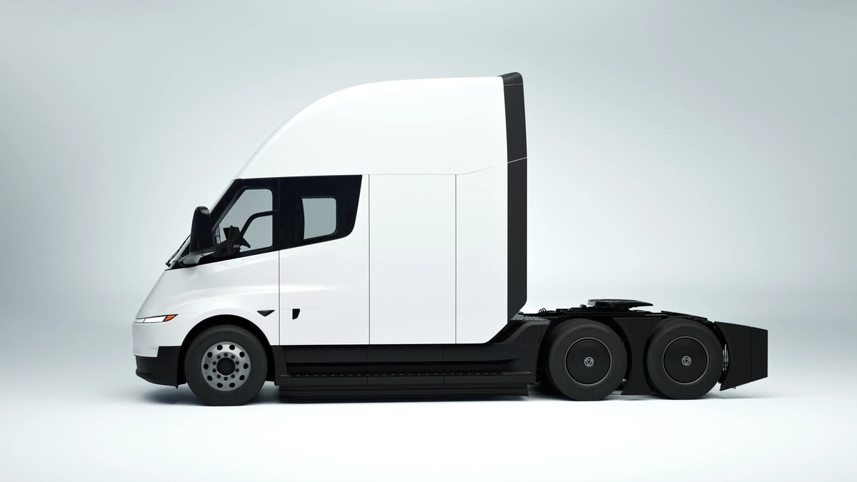 Camión Tesla Semi Truck cabina larga