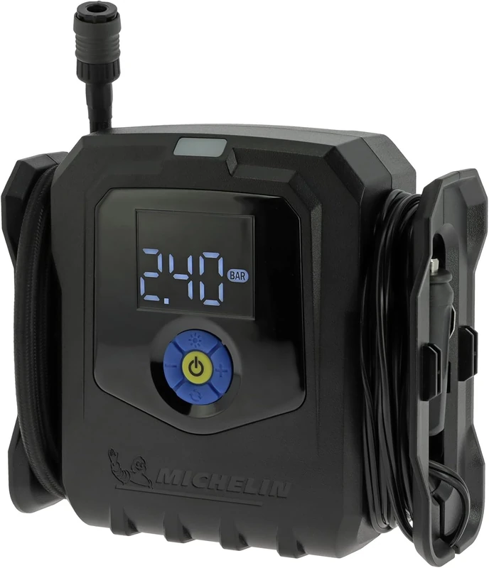 Inflador de neumáticos MICHELIN 009542 Compresor de Aire Eléctrico Profesional