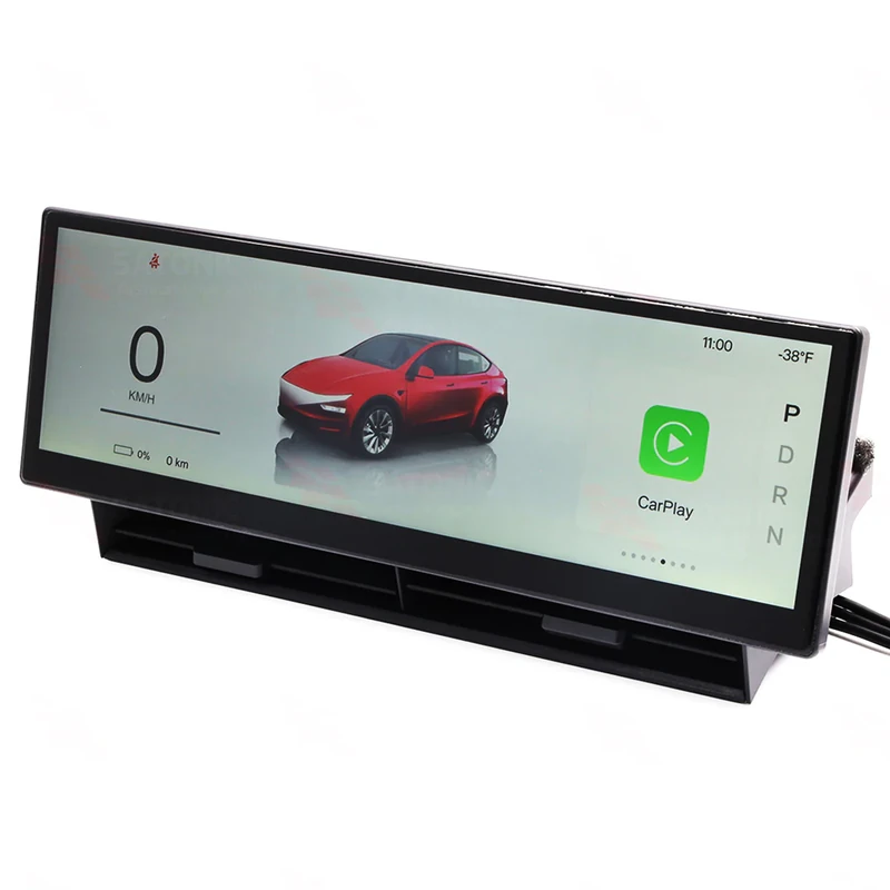 Pantalla de tablero SATONIC de 10,88″ con CarPlay para Tesla Model 3/Y