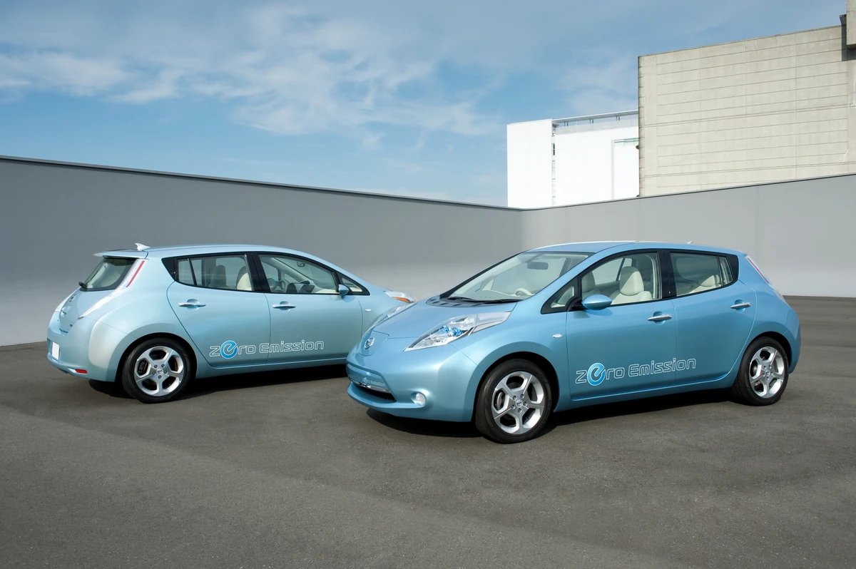 Primeras versiones del Nissan Leaf