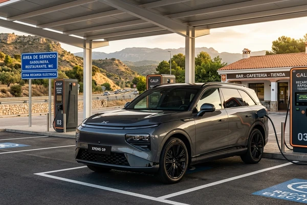 Xpeng G9: cuánto carga de verdad y por qué el 525 kW de catálogo aún no tiene cargador