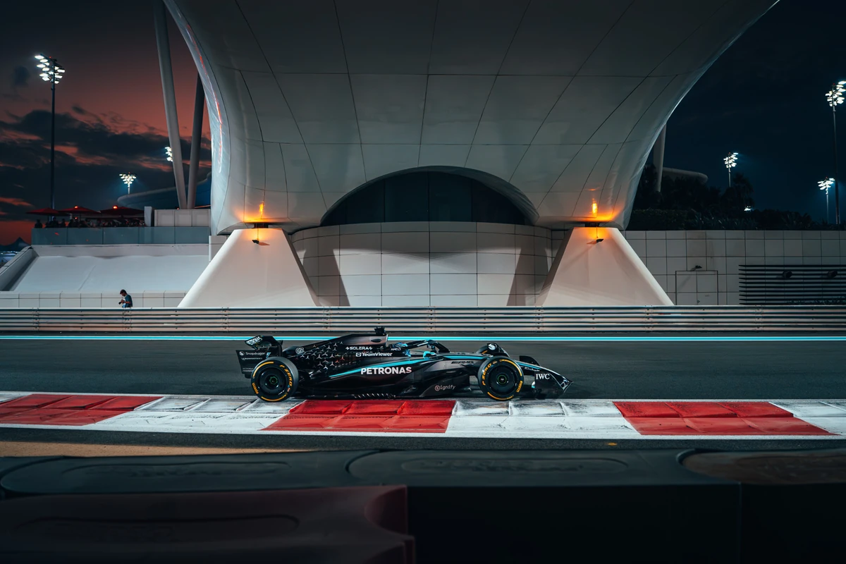 Mercedes AMG F1 en Abu Dhabi