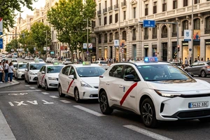El taxi en España se electrifica, pero el híbrido sigue al mando: matriculaciones 2015-2026