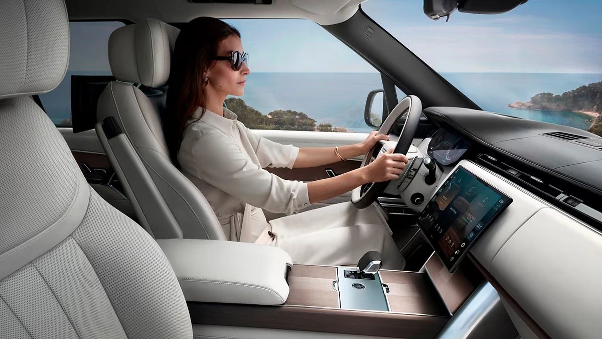 Interior Range Rover, versión anterior - Minimalismo