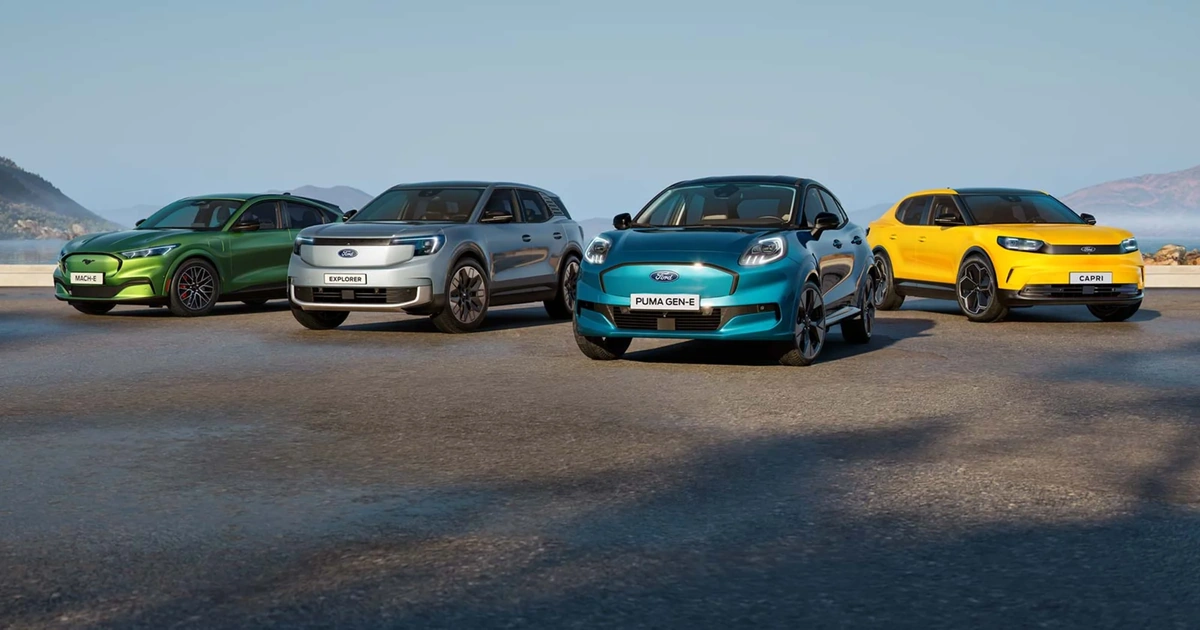 Gama eléctrica de Ford en España en 2026: Puma Gen-E, Explorer, Capri y Mustang Mach-E
