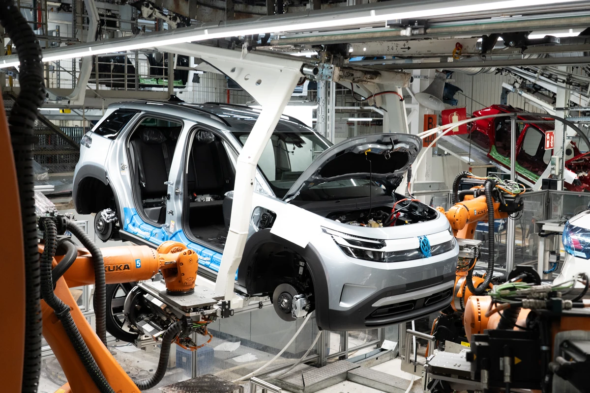 Linea de producción de Volkswagen ID. Cross