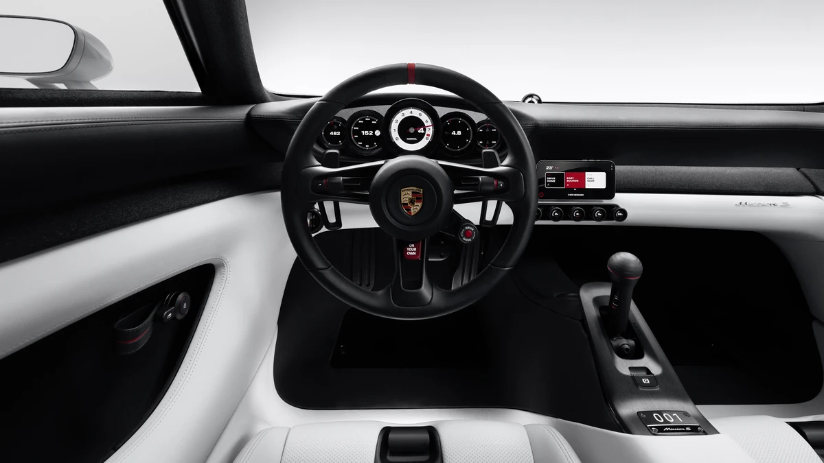 Interior del Porsche Mission S