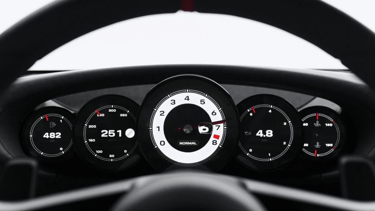 Interior del Porsche Mission S