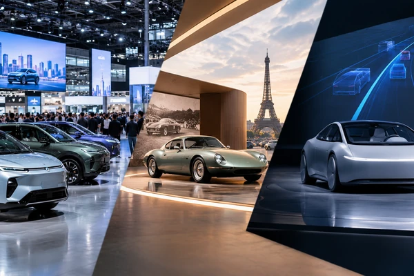 Crónica de una semana: las marcas chinas llenan París, Tesla proclama el final de la conducción manual y las europeas buscan su identidad