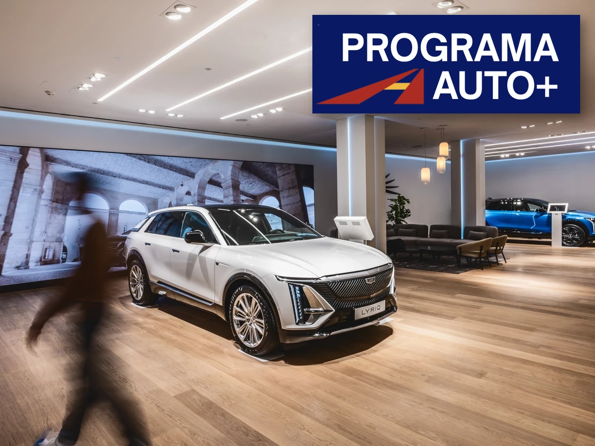 Coche eléctrico Cadillac — Programa Auto+ 2026