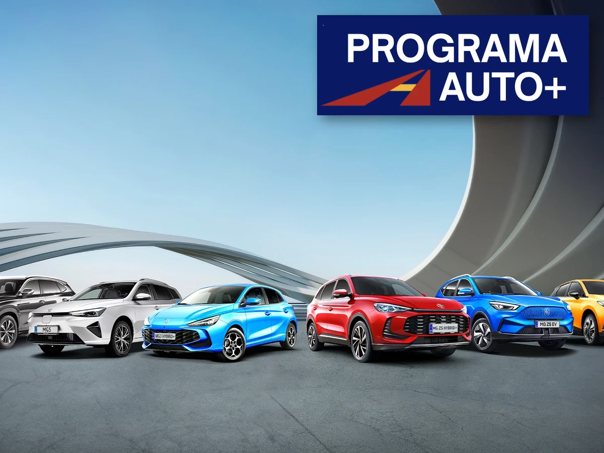 Coche eléctrico MG — Programa Auto+ 2026