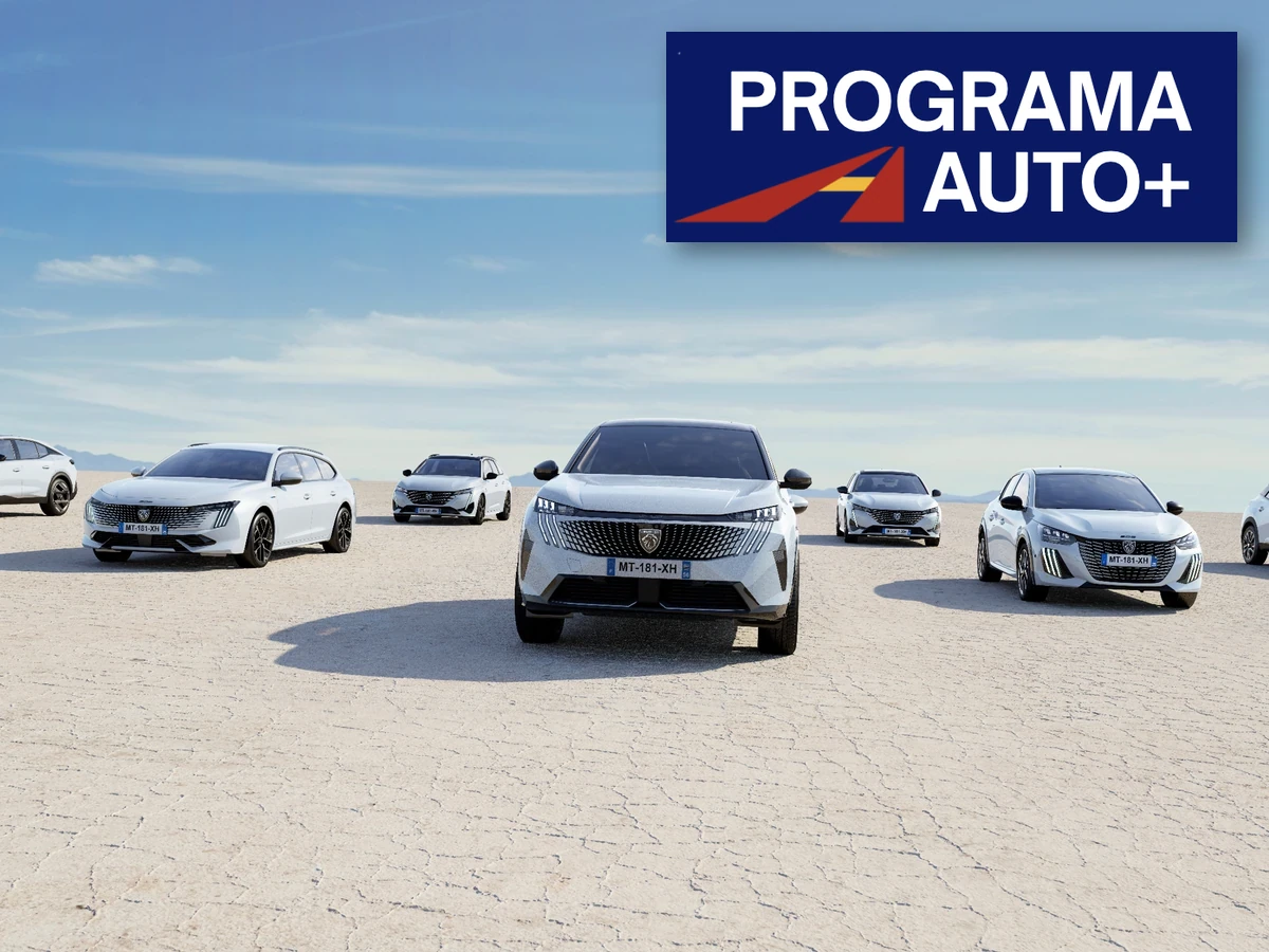 Coche eléctrico Peugeot — Programa Auto+ 2026