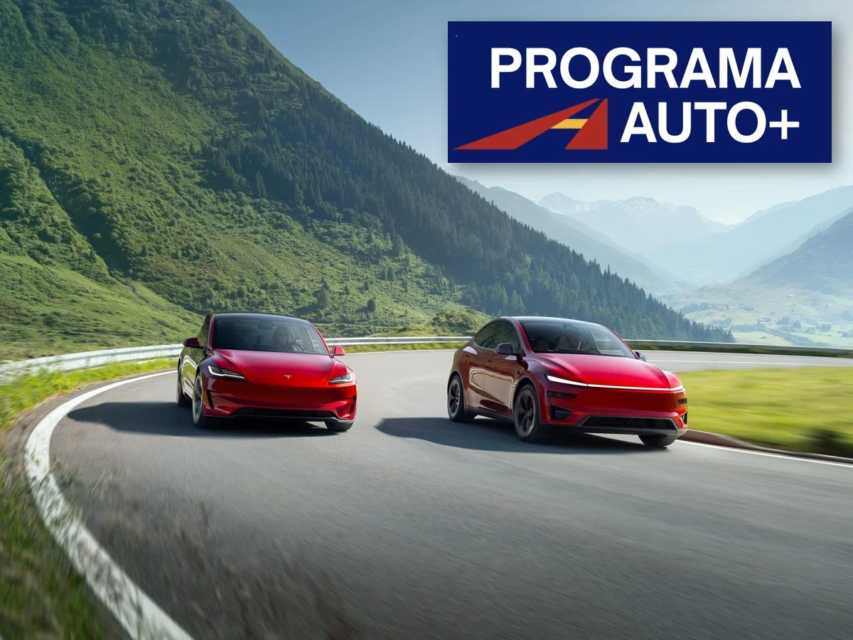 Coche eléctrico Tesla — Programa Auto+ 2026