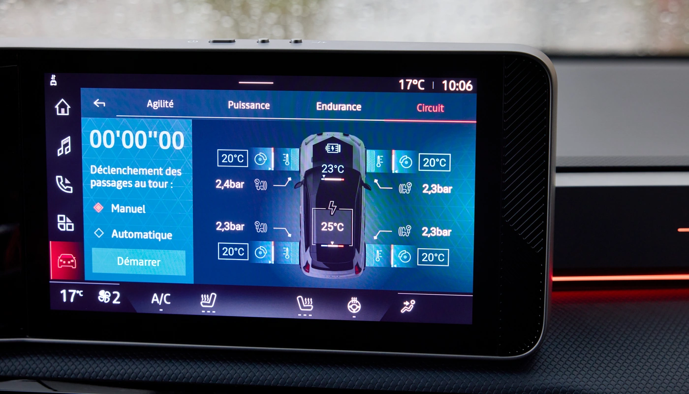 Alpine A290 - Interior Pantalla Central