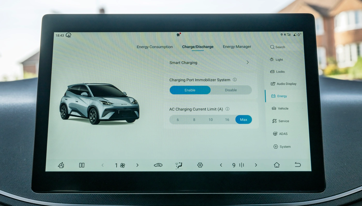 Byd Dolphin Surf - Interior Pantalla Central