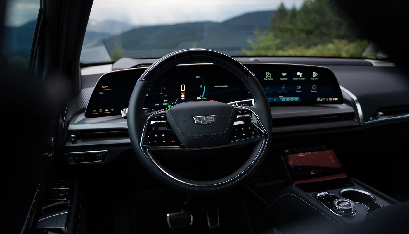 Cadillac Vistiq - Interior Salpicadero Interior Pantalla Central Interior Volante