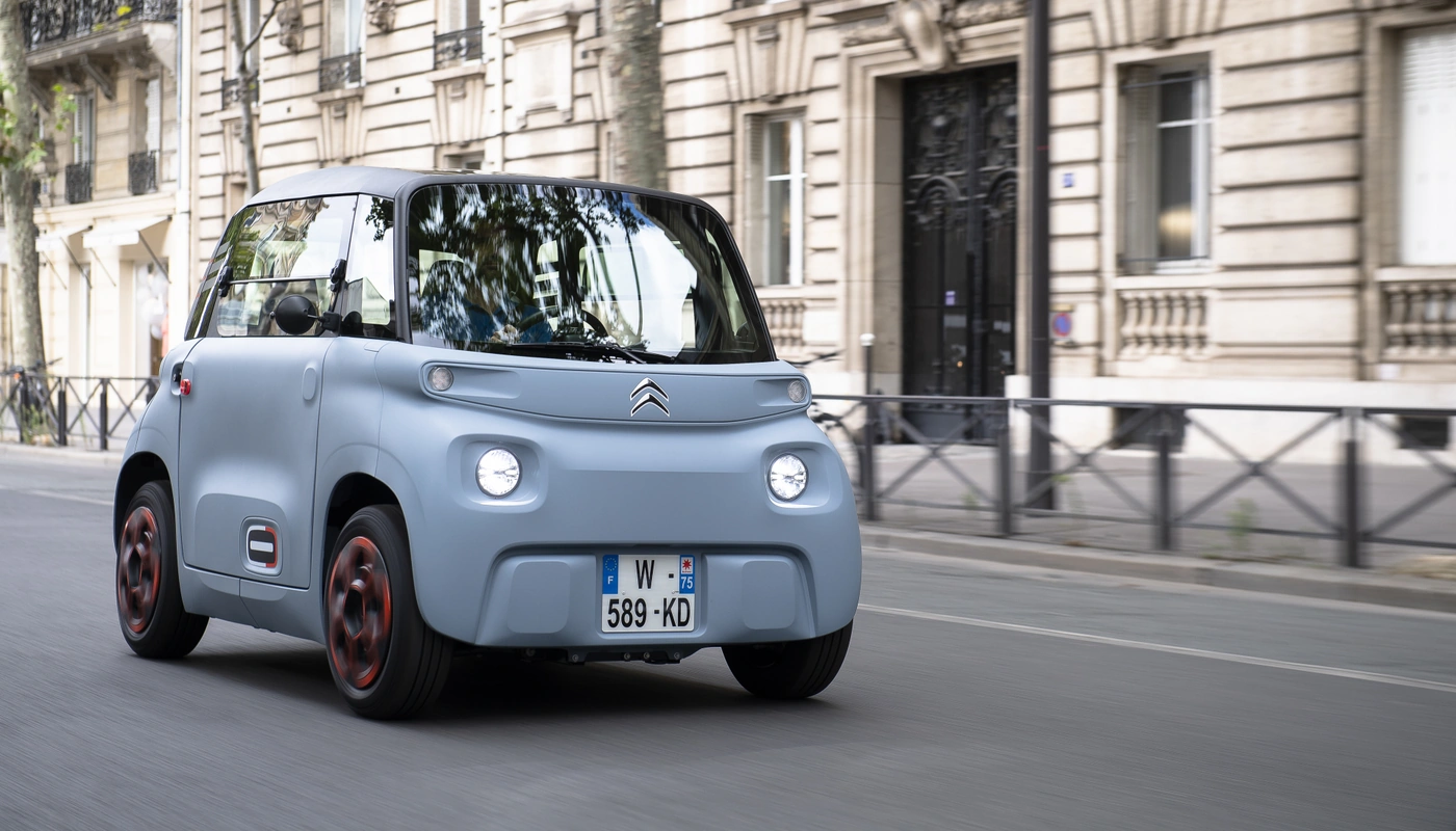 Citroen Ami - Contexto Entorno Real Contexto Conduciendo Exterior Frontal Derecha