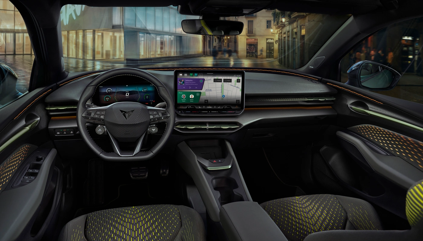 Cupra Raval - Interior Salpicadero Interior Pantalla Central Interior Volante