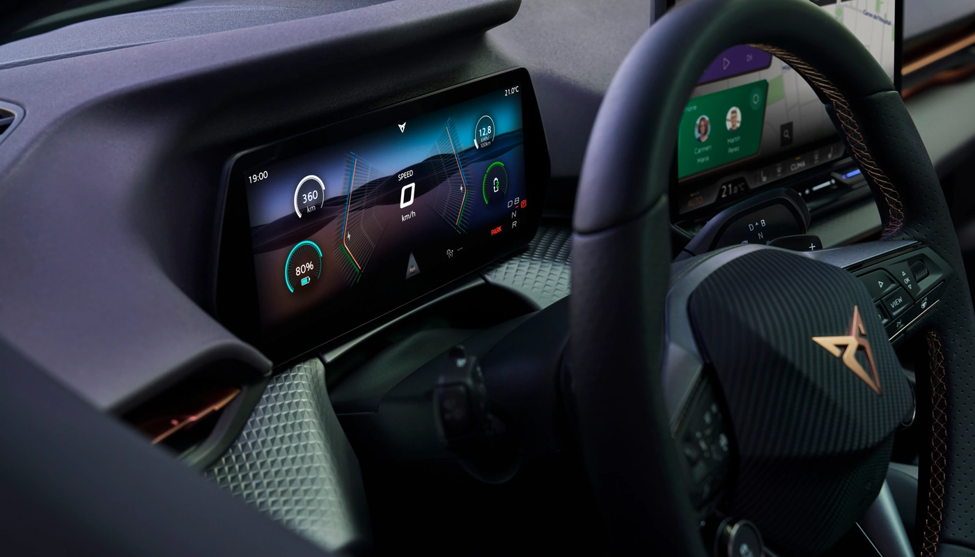 Cupra Raval - Interior Salpicadero Interior Volante