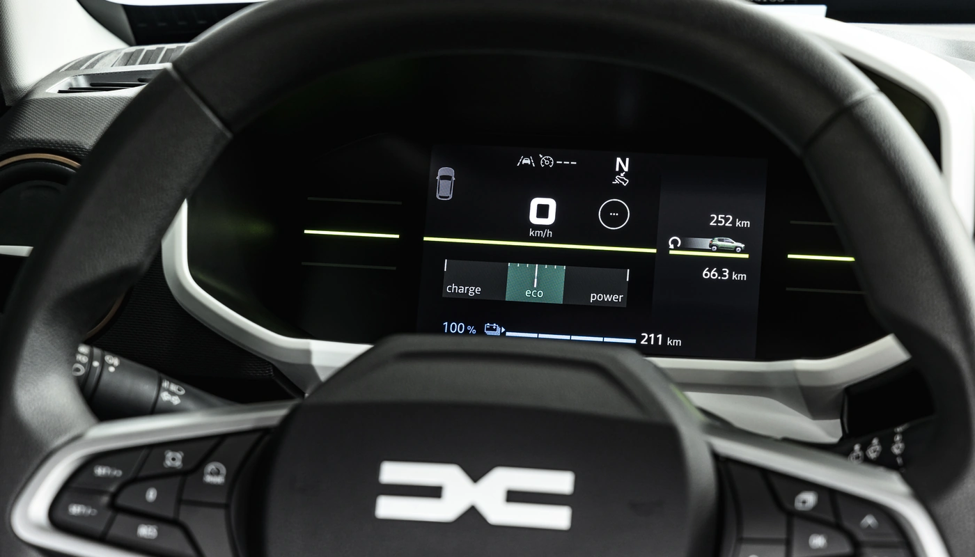 Dacia Spring - Interior Salpicadero