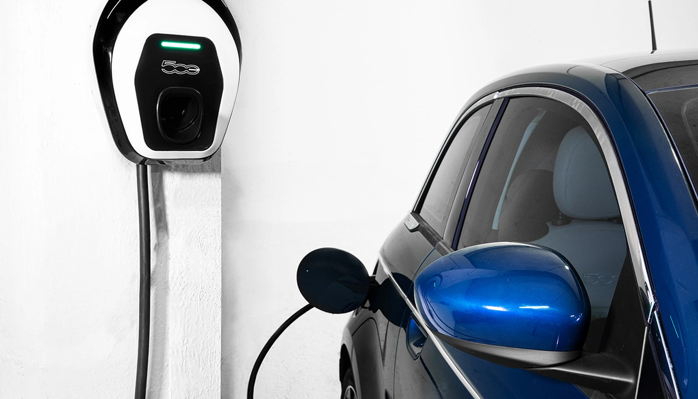 Fiat 500e - Carga Estacion