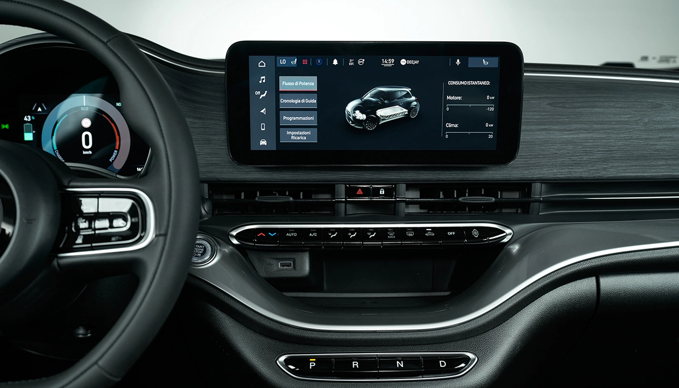 Fiat 500e - Interior Pantalla Central