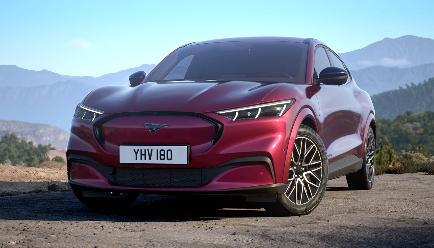 Ford Mustang Mach E - Contexto Entorno Real Contexto Aparcado Exterior Frontal Izquierda