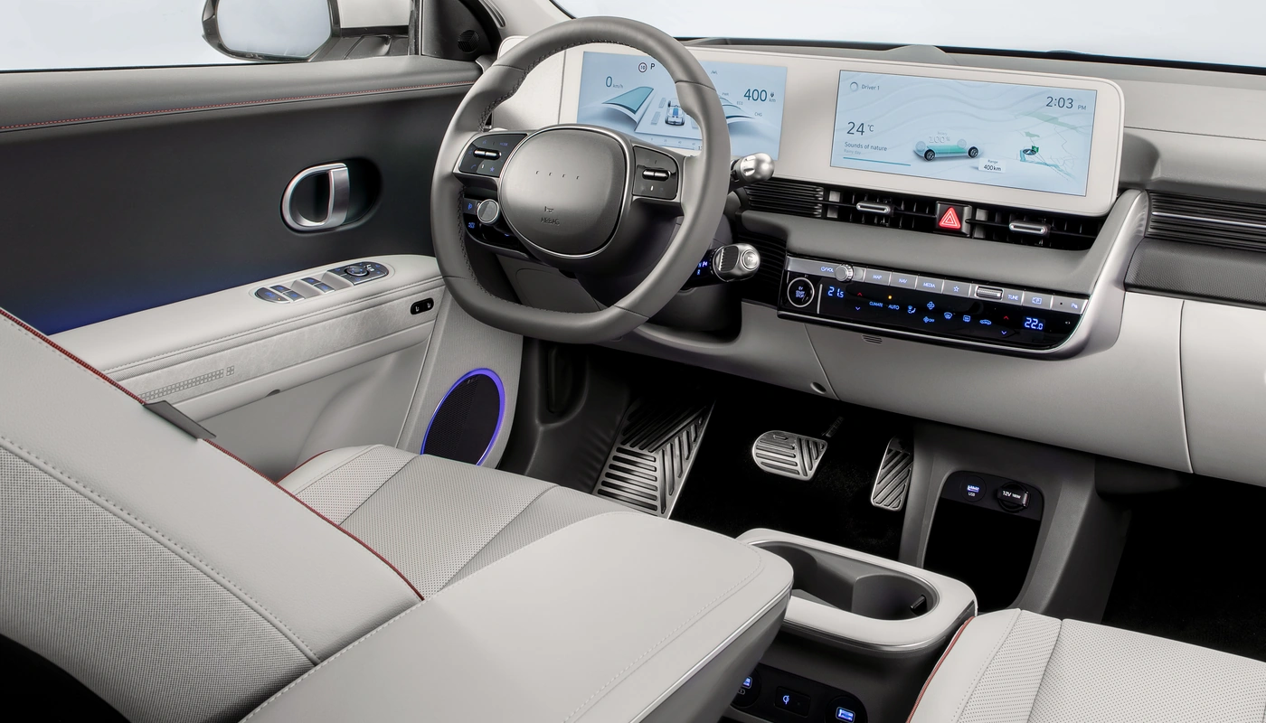 Hyundai Ioniq 5 - Interior Salpicadero Interior Pantalla Central Interior Volante