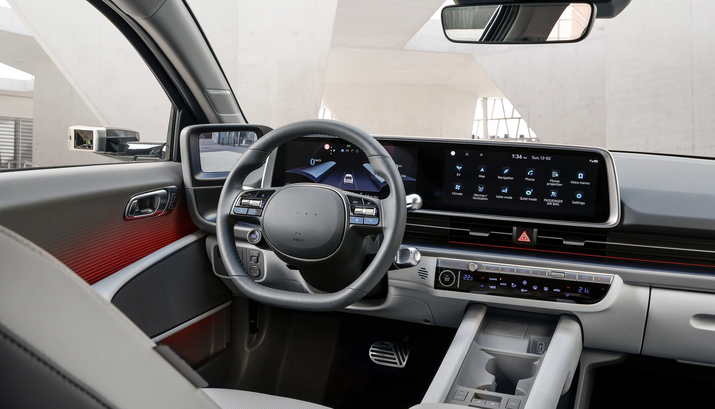 Hyundai Ioniq 6 - Interior Salpicadero Interior Pantalla Central Interior Volante
