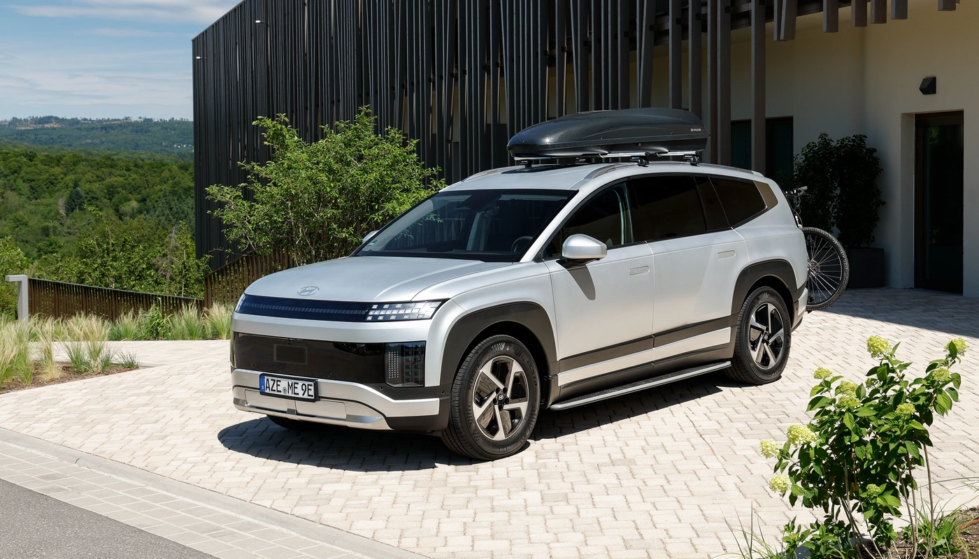 Hyundai Ioniq 9 - Contexto Entorno Real Contexto Aparcado Exterior Frontal Izquierda