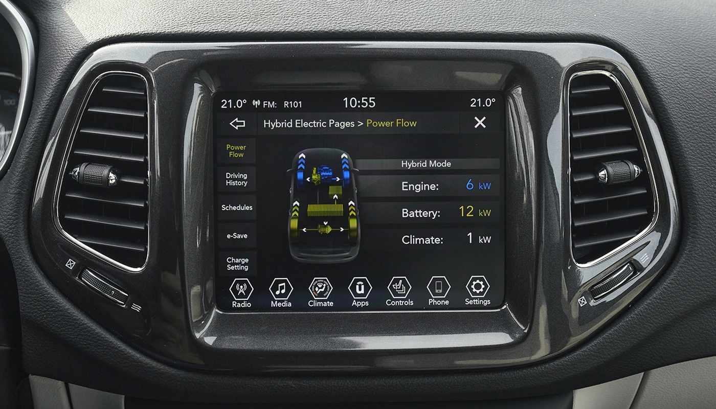 Jeep Compass - Interior Pantalla Central