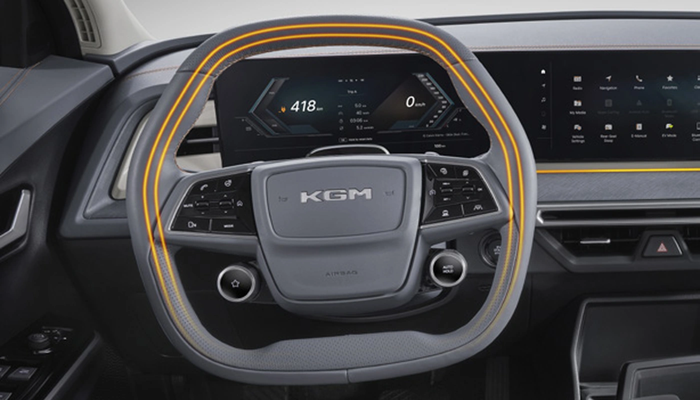 Kgm Musso Evx - Interior Salpicadero Interior Volante