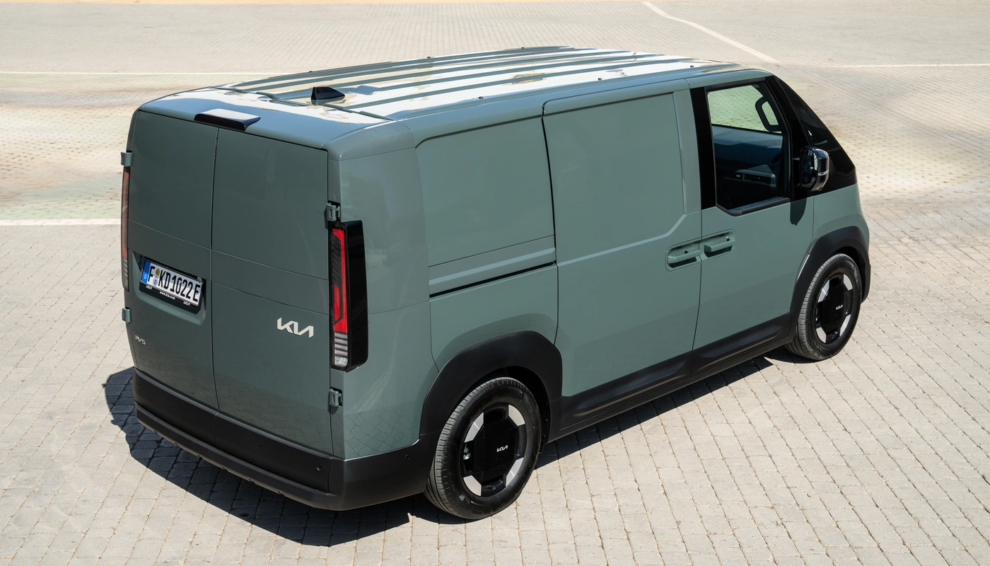 Kia Pv5 Cargo - Contexto Entorno Real Contexto Aparcado Exterior Trasera Izquierda