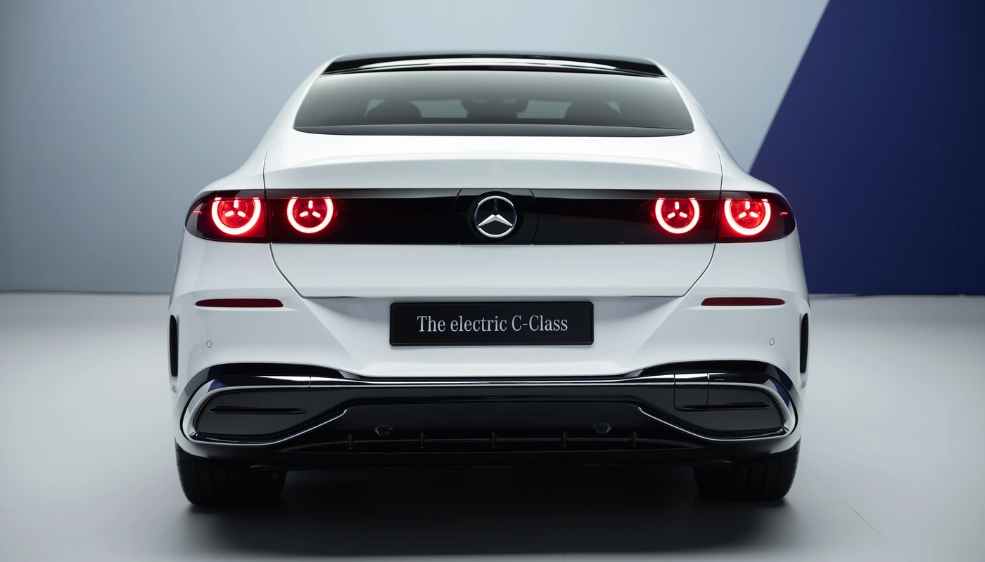 Mercedes Benz C - Contexto Estudio Exterior Trasera