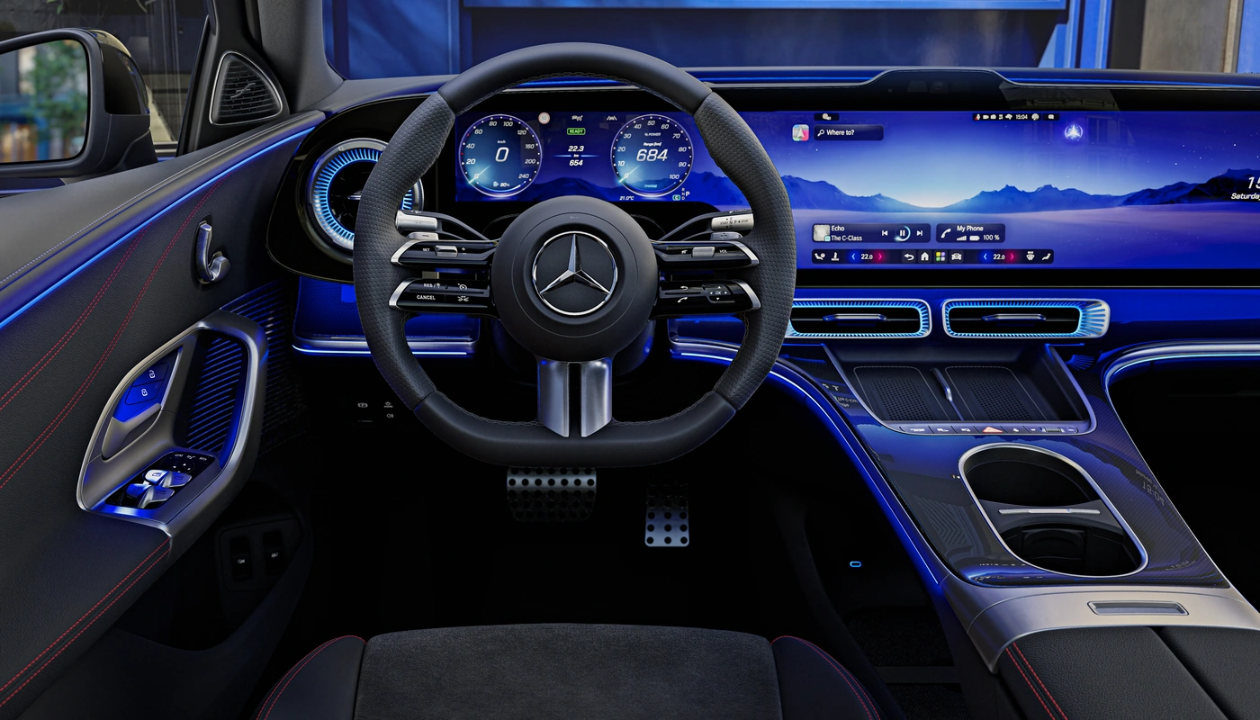 Mercedes Benz C - Interior Salpicadero Interior Volante