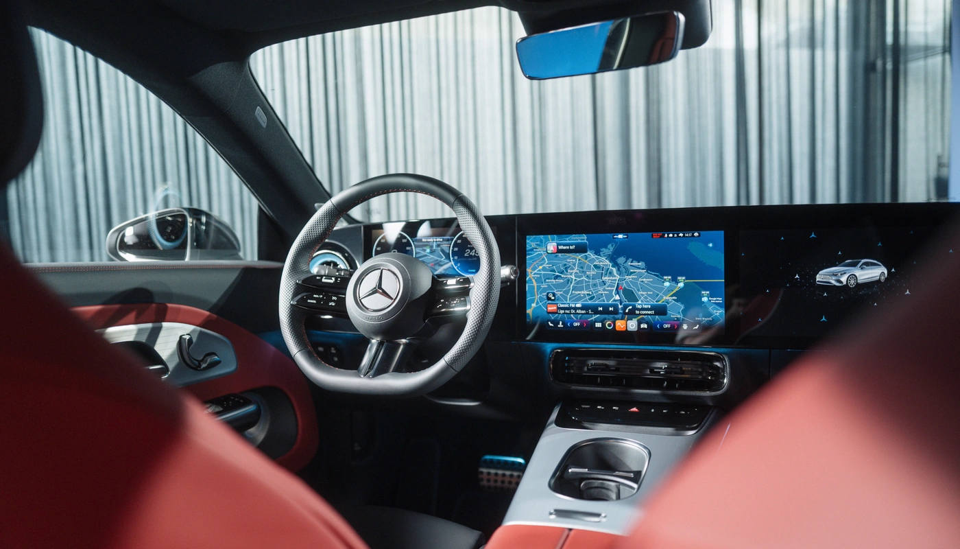 Mercedes Benz Cla Shooting Brake - Interior Salpicadero Interior Pantalla Central Interior Volante