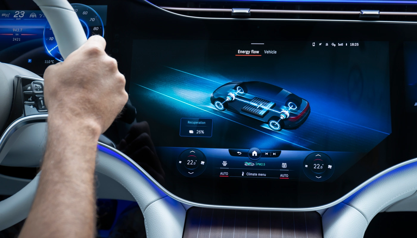 Mercedes Benz Eqs Berlina - Interior Pantalla Central