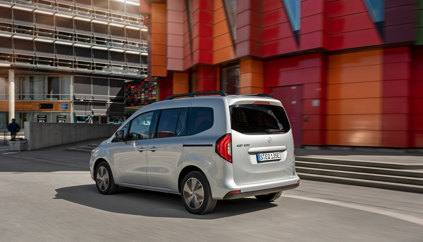 Mercedes Benz Eqt - Contexto Entorno Real Contexto Aparcado Exterior Trasera Derecha Exterior Lateral Izquierda