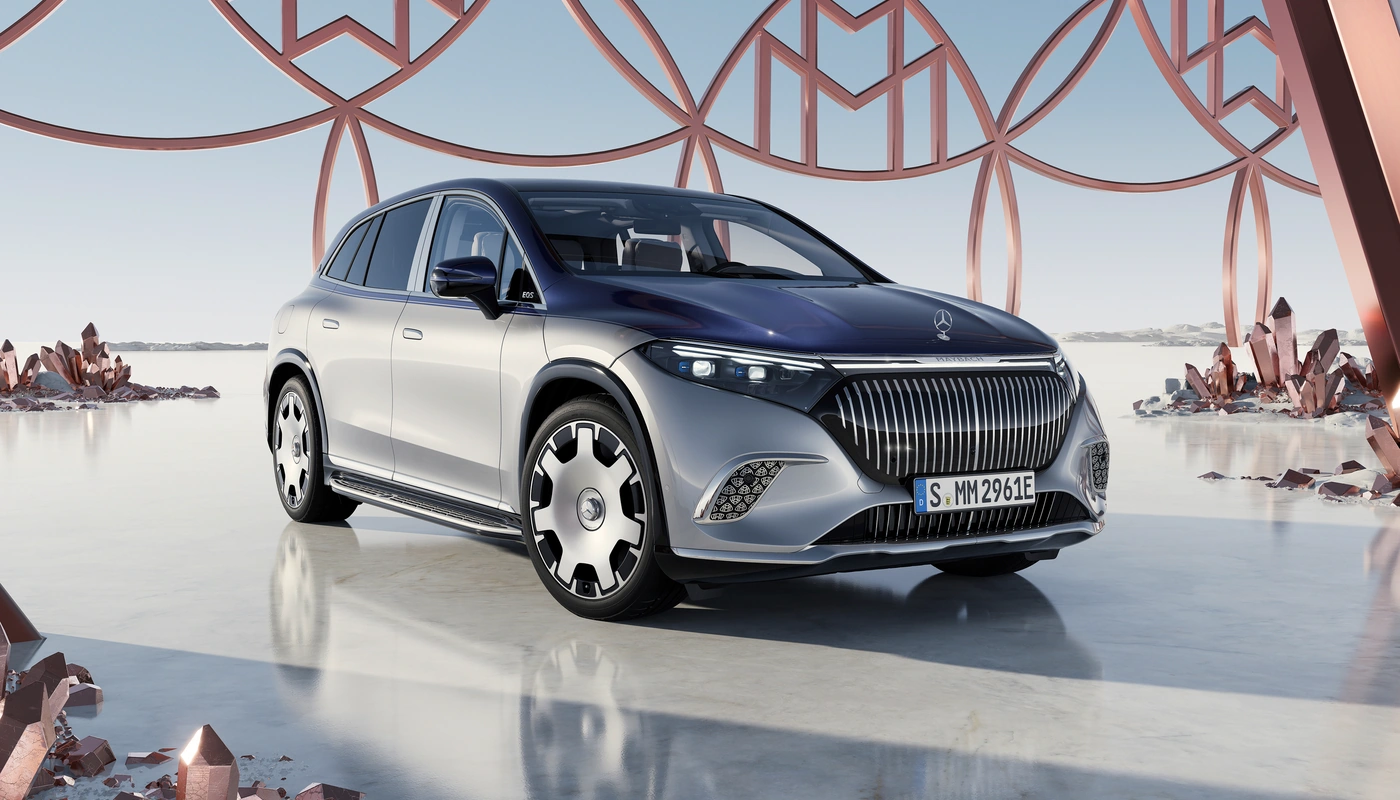 Mercedes Benz Maybach Eqs Suv - Contexto Estudio Exterior Frontal Derecha