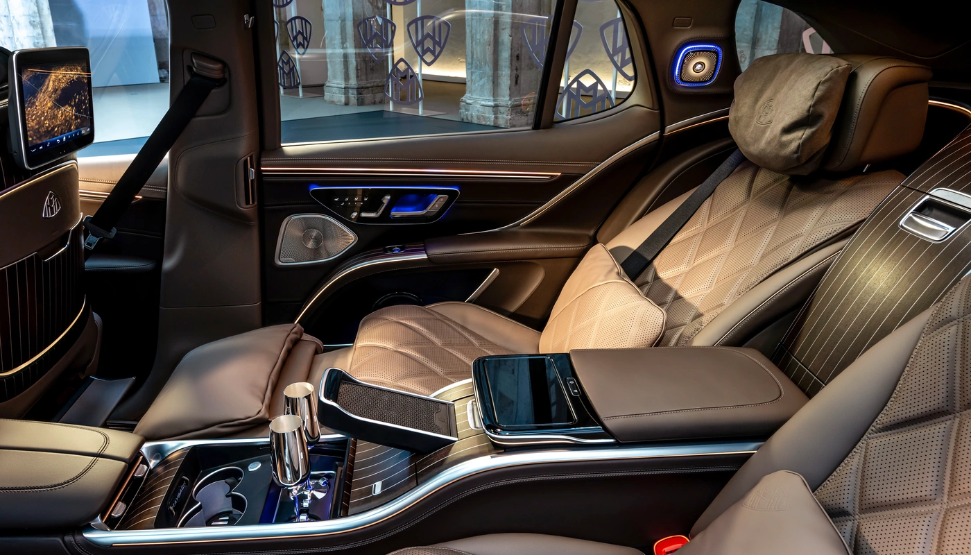 Mercedes Benz Maybach Eqs Suv - Interior Asientos Traseros